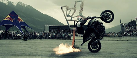 Rok Bagoros / KTM 690 Duke stunt